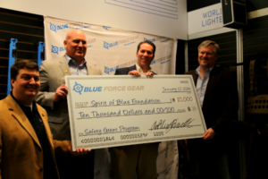 Blue Force Gear Donates $10,000 to Spirit of Blue Foundation