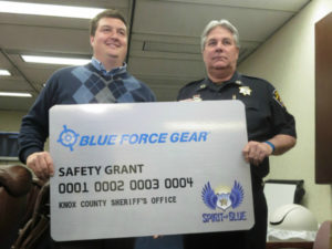 Knox County Sheriff’s Office Receives Safety Equipment Grant from the Spirit of Blue Foundation