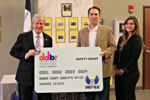Monroe County Sheriff’s Office Receives Safety Equipment Grant From The Spirit of Blue