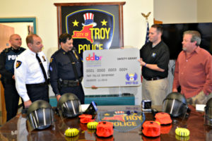 Troy Police Department Receives Safety Equipment Grant From The Spirit of Blue Foundation