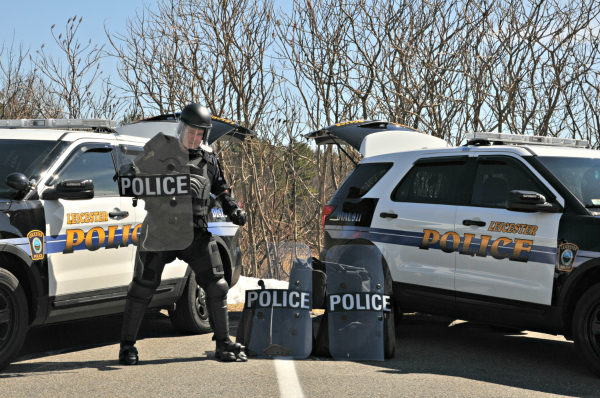 Leicester Police Department Receives Personal Protective Equipment From the Spirit of Blue Foundation