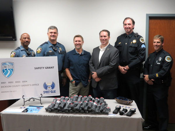 Craig Morgan, Spirit of Blue Present Safety Equipment Grant to Dickson County Sheriff’s Office