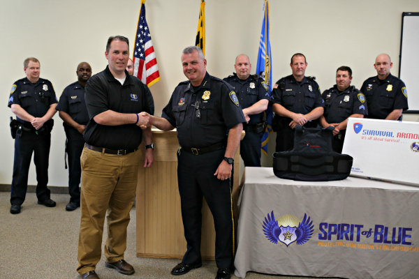 Cambridge Police Department Receives Body Armor Grant From The Spirit of Blue Foundation