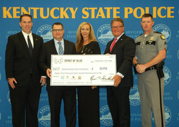 Spirit of Blue Awards Tourniquet Grant to Kentucky State Police in Memory of Fallen Trooper