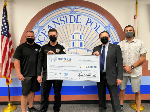 Spirit of Blue Awards Tourniquet Grant to Oceanside Police Department